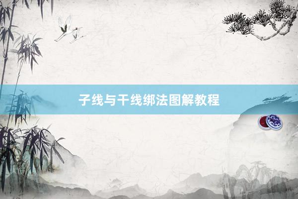 子线与干线绑法图解教程